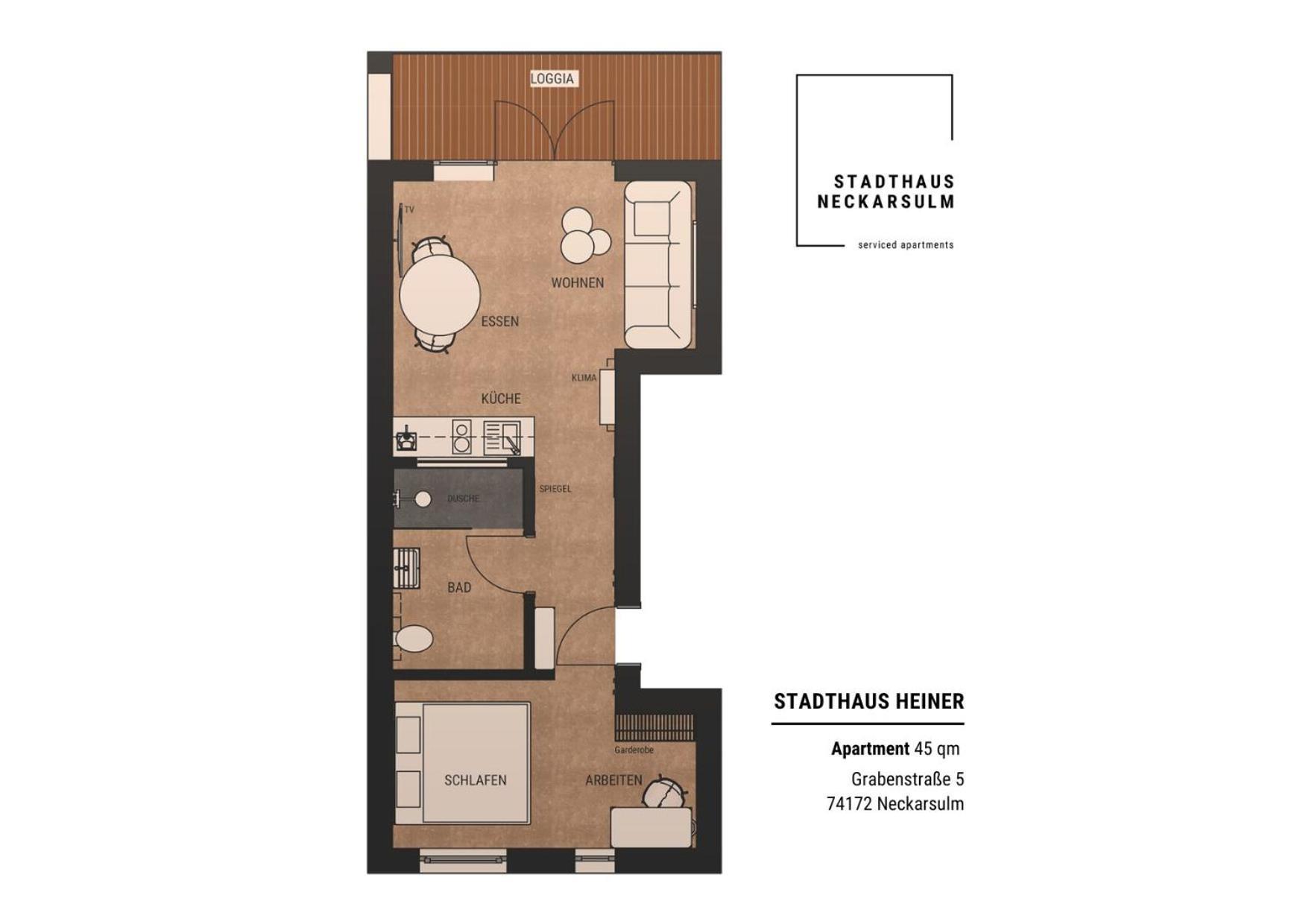Stadthaus Neckarsulm Serviced Apartments - Stadthaus Heiner Екстер'єр фото